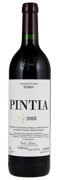 2018 Bodegas Pintia Toro Pintia, 750ml