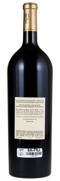 2014 Kapcsandy Family Wines State Lane Vineyard Grand Vin Cabernet Sauvignon, 1.5ltr