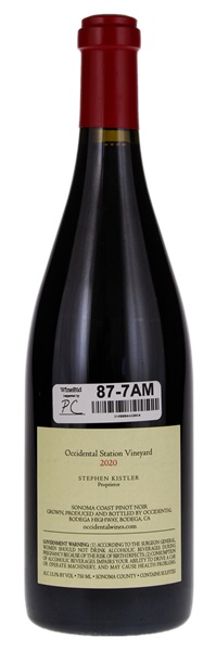 2020 Occidental Occidental Station Vineyard Pinot Noir, 750ml