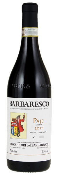 2017 Produttori del Barbaresco Barbaresco Paje Riserva, 750ml