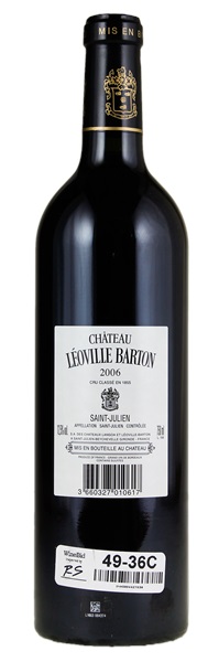 2006 Château Leoville-Barton, 750ml