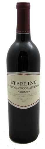2007 Sterling Vineyards Vintner's Collection Meritage, 750ml