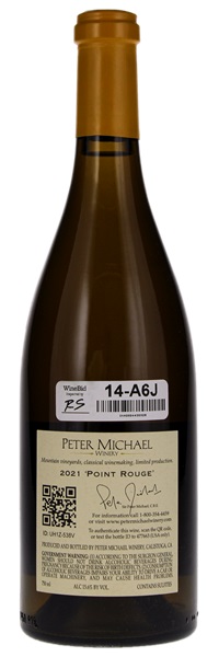 2021 Peter Michael Point Rouge Chardonnay, 750ml