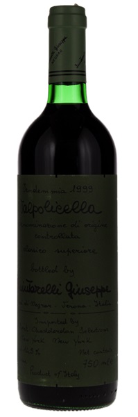 1999 Giuseppe Quintarelli Valpolicella Classico Superiore, 750ml