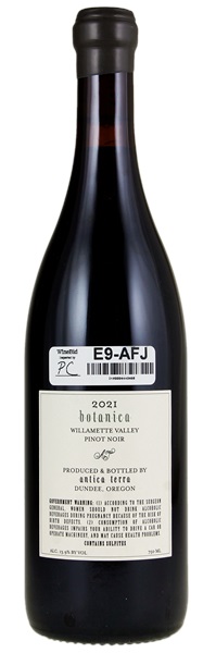 2021 Antica Terra Botanica Pinot Noir, 750ml