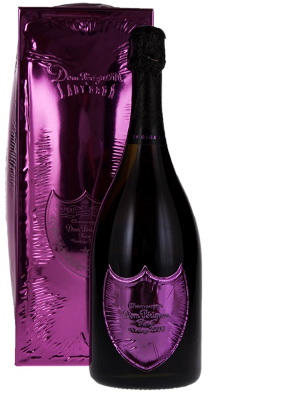 2008 Moet et Chandon Dom Perignon by Lady Gaga Limited Edition Rose, 750ml