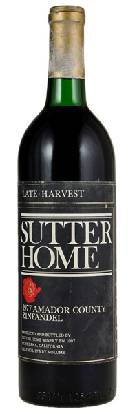 1977 Sutter Home Late Harvest Zinfandel, 750ml
