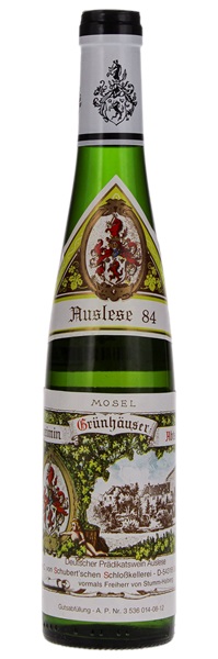 2011 Von Schubert Maximin Grunhauser Abtsberg Riesling Auslese 84 #8, 375ml