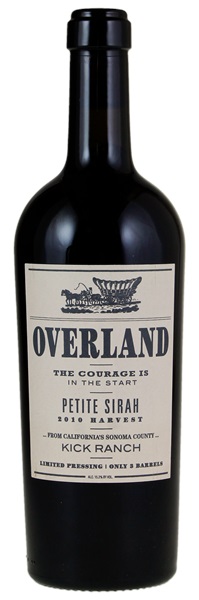 2010 Overland Wines Kick Ranch Petite Sirah, 750ml