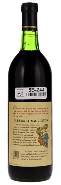1978 Ernest & Julio Gallo Limited Release Cabernet Sauvignon, 750ml
