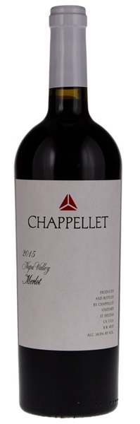 2015 Chappellet Vineyards Merlot, 750ml