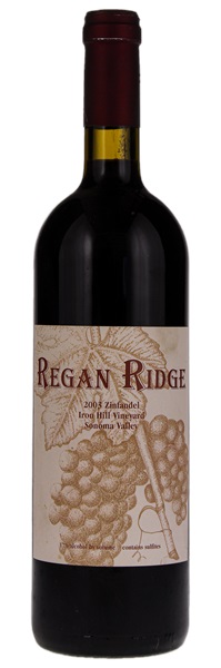 2003 Regan Ridge Iron Hill Vineyard Zinfandel, 750ml