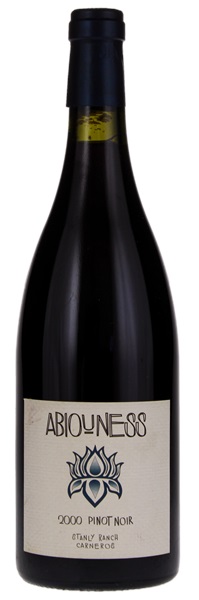 2000 Abiouness Stanly Ranch Pinot Noir, 750ml