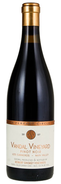 2007 Robert Sinskey A Perfect Circle Vandal Vineyard Pinot Noir, 750ml