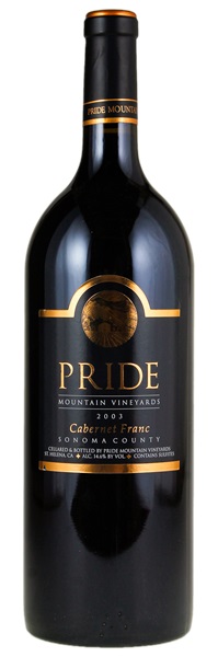 2003 Pride Mountain Cabernet Franc, 1.5ltr