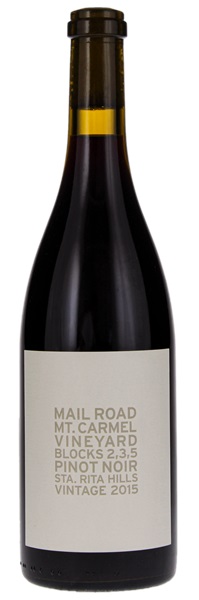 2015 Mail Road Wines Mt. Carmel Vineyard Blocks 2,3,5 Pinot Noir, 750ml