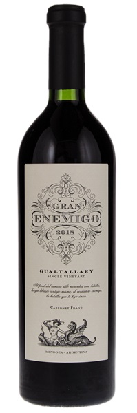 2018 Gran Enemigo Gualtallary Cabernet Franc, 750ml