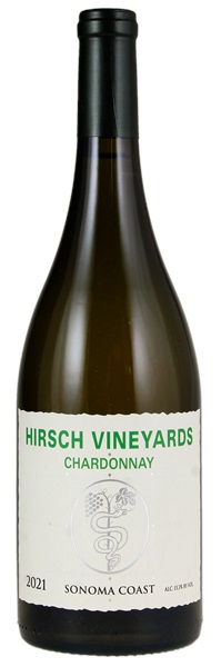 2021 Hirsch Vineyards Sonoma Coast Chardonnay, 750ml