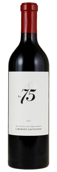2013 The Seventy Five Wine Company Cabernet Sauvignon, 750ml