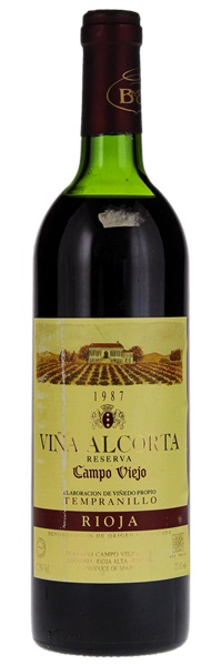 1987 Alcorta Rioja Reserva, 750ml