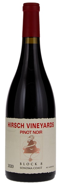2020 Hirsch Vineyards Block 8 Pinot Noir, 750ml