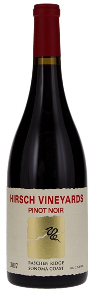 2017 Hirsch Vineyards Raschen Ridge Pinot Noir, 750ml