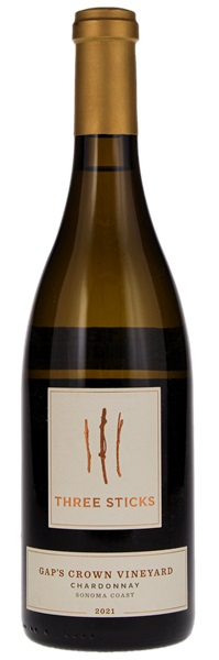 2021 Three Sticks Gap's Crown Vineyard Chardonnay, 750ml