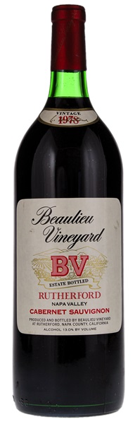1978 Beaulieu Vineyard Rutherford Cabernet Sauvignon, 1.5ltr
