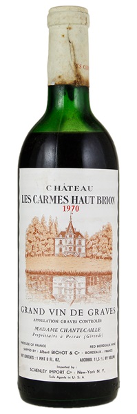 1970 Château Les Carmes Haut Brion, 750ml