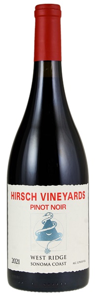 2021 Hirsch Vineyards West Ridge Pinot Noir, 750ml