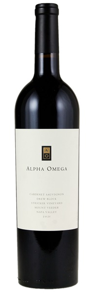 2021 Alpha Omega Stricker Vineyard Drew Block Cabernet Sauvignon, 750ml