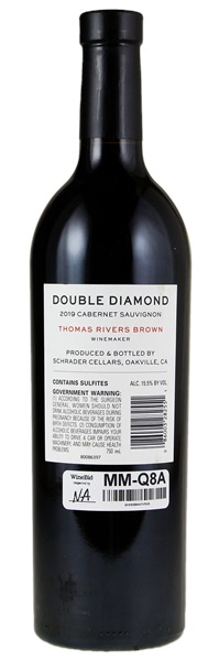 2019 Schrader Double Diamond Oakville Cabernet Sauvignon, 750ml