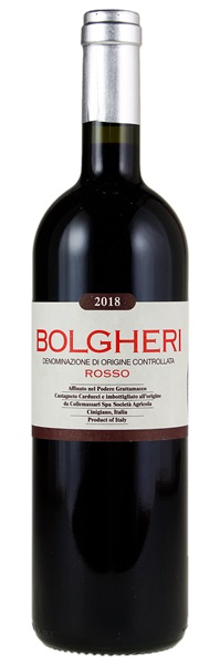 2018 Grattamacco Bolgheri Rosso, 750ml
