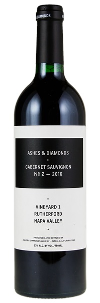 2016 Ashes & Diamonds No 2 Vineyard 1 Cabernet Sauvignon, 750ml