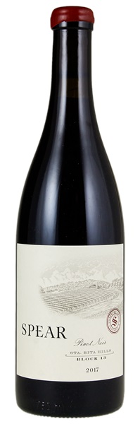 2017 Spear Winery Block 13 Pinot Noir, 750ml