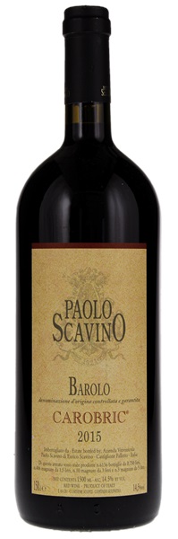 2015 Paolo Scavino Barolo Carobric, 1.5ltr