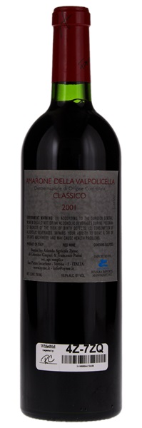 2001 Zyme Amarone della Valpolicella Classico, 750ml