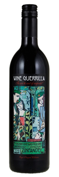 2012 Wine Guerrilla Forchini Vineyard Old Vine Zinfandel (Screwcap), 750ml