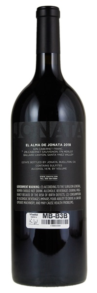 2018 Jonata El Alma de Jonata, 1.5ltr