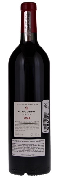2018 Château Lafleur, 750ml