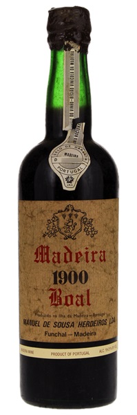 1900 Manuel de Sousa Herdeiros Boal Madeira, 750ml