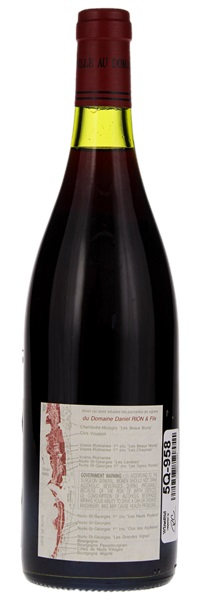 1990 Daniel Rion Vosne Romanee Les Chaumes, 750ml