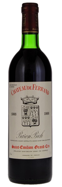 1986 Château De Ferrand, 750ml
