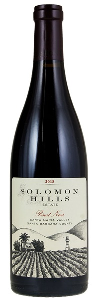 2018 Solomon Hills Estate Pinot Noir, 750ml