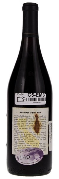 1968 Louis M. Martini California Mountain Special Selection Pinot Noir, 750ml