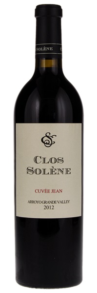 2012 Clos Solène Cuvée Jean Syrah, 750ml