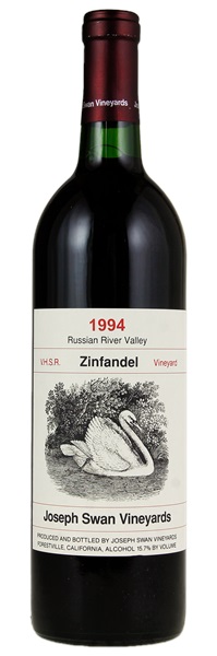 1994 Joseph Swan V.H.S.R. Vineyard Zinfandel, 750ml