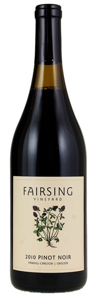 2010 Fairsing Vineyard Pinot Noir, 750ml