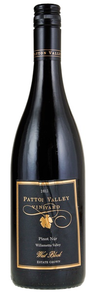 2012 Patton Valley Vineyard West Block Pinot Noir (Screwcap), 750ml