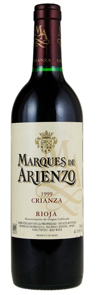 1999 Bodegas Domecq Marques de Arienzo Rioja Crianza, 750ml